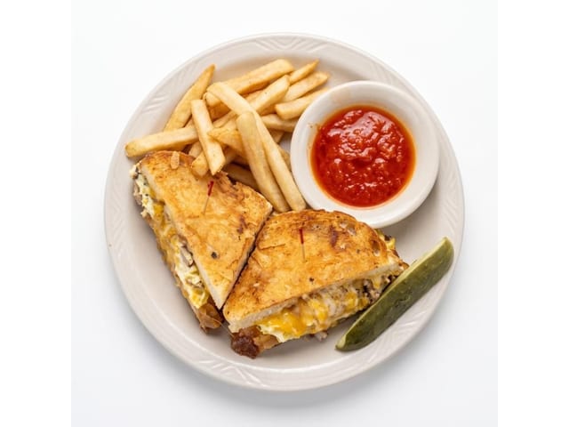 Breakfast Melt Sandwich.