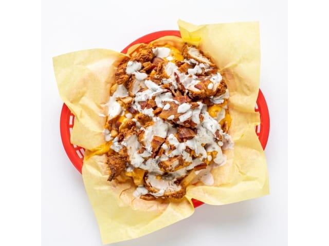 Chicken Bacon Ranch Fries Basket.