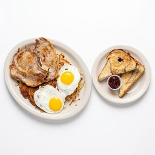 >>Pork Chop & Eggs