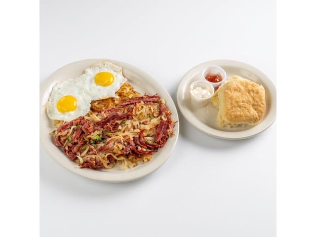 Corned Beef Hash Breakfast.