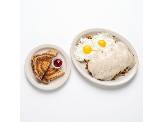Country-Fried Steak Breakfast.