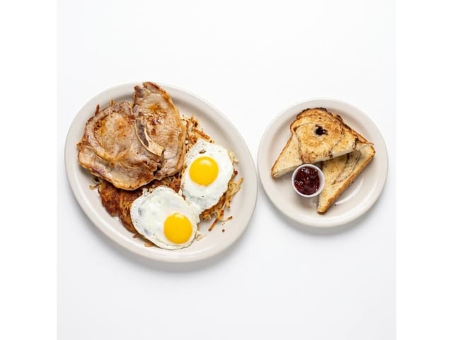 Pork Chop & Eggs.