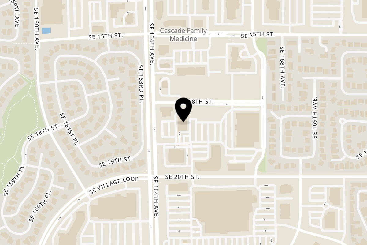 Map showing the location of Sunny's Diner Vancouver on 1801 SE 164th Ave #103 in Vancouver